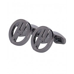 Dunhill Round Shape Metallic Cufflinks